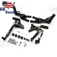 CNC Black Rearsets Foot Pegs Pedal For Benelli TNT125 TNT135 2016-2021 2022 US