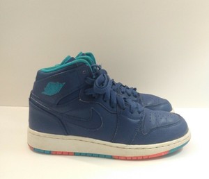 blue and black jordan 1 grade school