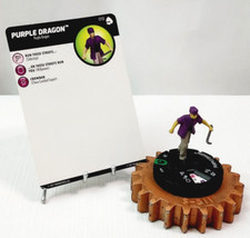 HEROCLIX TMNT Series 3 Shredder's Return Uncommon 013 Purple Dragon w/Card