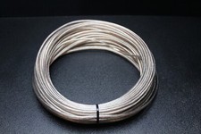 16 GAUGE CLEAR SPEAKER WIRE 10 FT AWG CABLE POWER GROUND STRANDED HOME CAR
