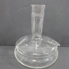 Peter Schlumbohm CHEMEX Handblown Clear Glass Water Kettle 10" Tall MCM -No Cork