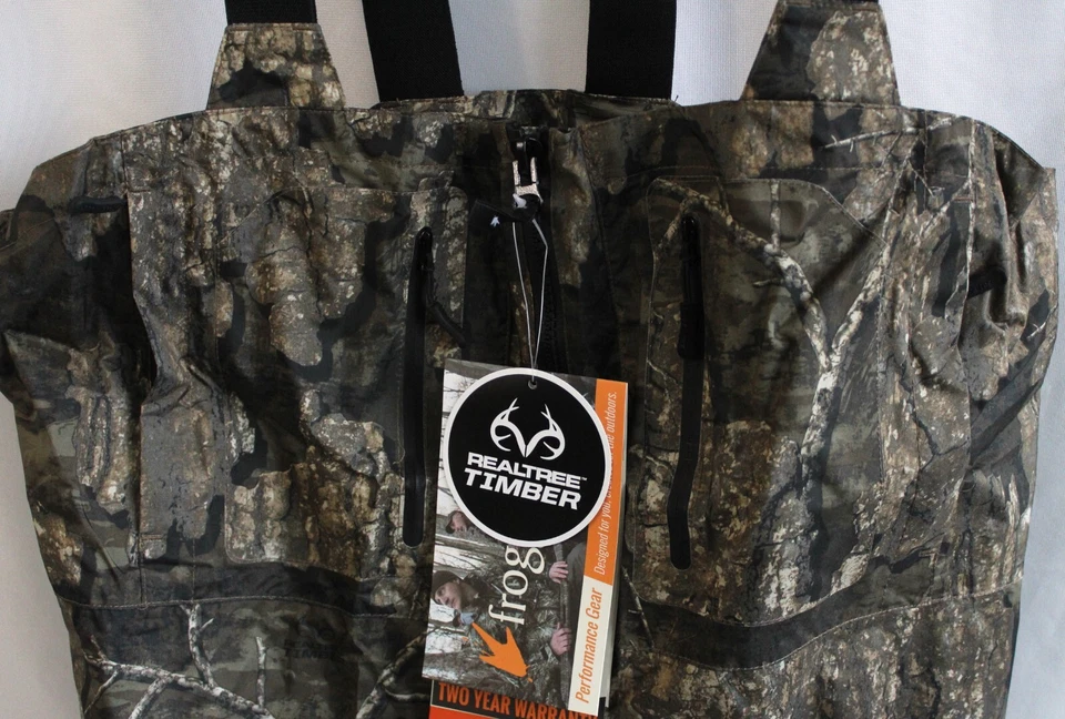 Babero de lluvia camuflado FROGG TOGGS para hombre M Java Toadz 2,5 madera Realtree impermeable ligero Foto 4 de 4