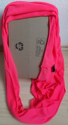 Schlauchschal/Loop, Damen, neonpink, 75 bzw.150 × 45 cm