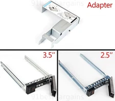 For Dell R740 R740xd R7415 R940 R640 3.5" 2.5" HDD Tray Caddy Adapter Bracket