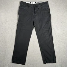Viktos Pants Mens 36x28 Black Leo Duty Casual Preppy Tactical Pockets Logo