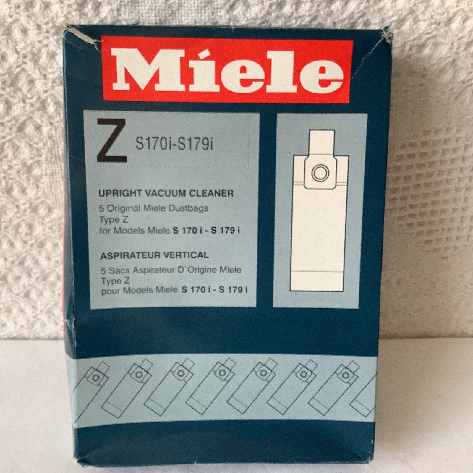 Miele Z S170i/175i Vacuum Cleaner Bags (5) Brand New Bags, Open Box eBay