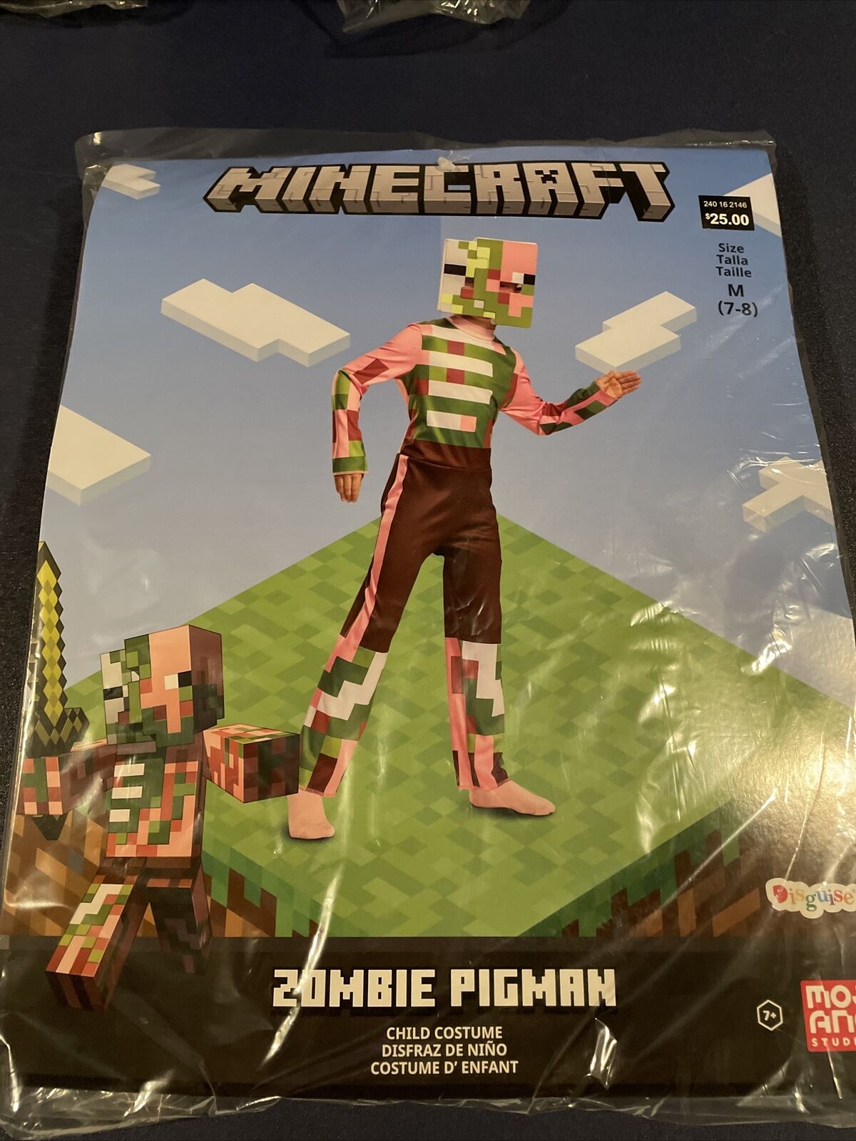 Minecraft Zombie Deluxe Child Costume, Small (4-6)