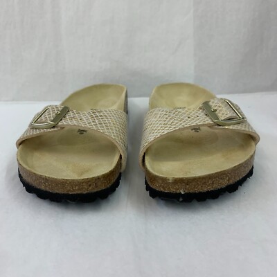 Birkenstock Boston Clogs Men\'s Size 10 Shiny Gold Python Eggshell New Birkenstock Men main image 2