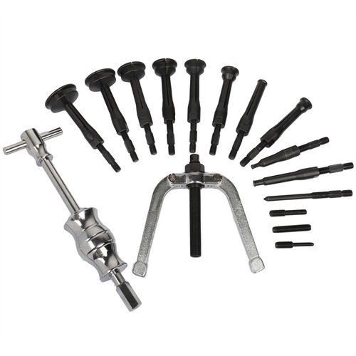Blind Hole Pilot Internal Extractor/Remover Bearing Puller Set W/ Red Case 16pcs - Picture 8 of 21