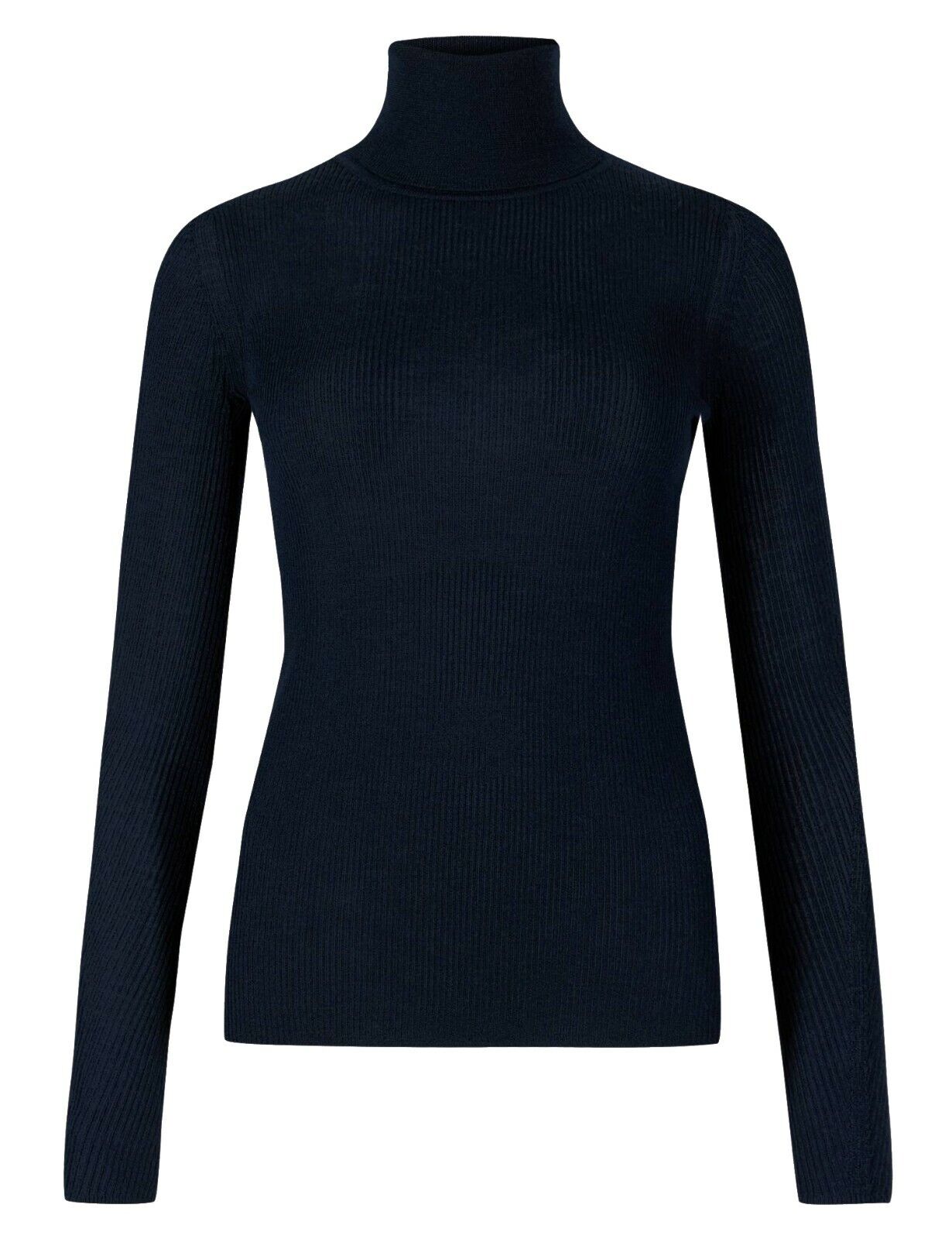 Ladies Ex M&S Viscose Ribbed Roll Neck Turtle Roll Jumper Tops UK 357 ...