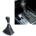 Automatic Gear Shift Knob Shifter Stick Boot For Mercedes C-Class W204 2008-2013