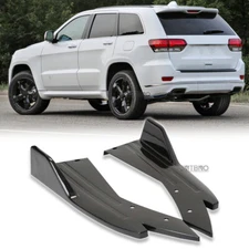 For Jeep Grand Cherokee Rear Bumper Lip Diffuser Splitter Spoiler Glossy Black