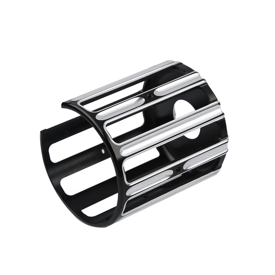 Cubierta de filtro de aceite negra para Harley Big Twin Touring Softail Dyna Kuryakyn Foto 4 de 4