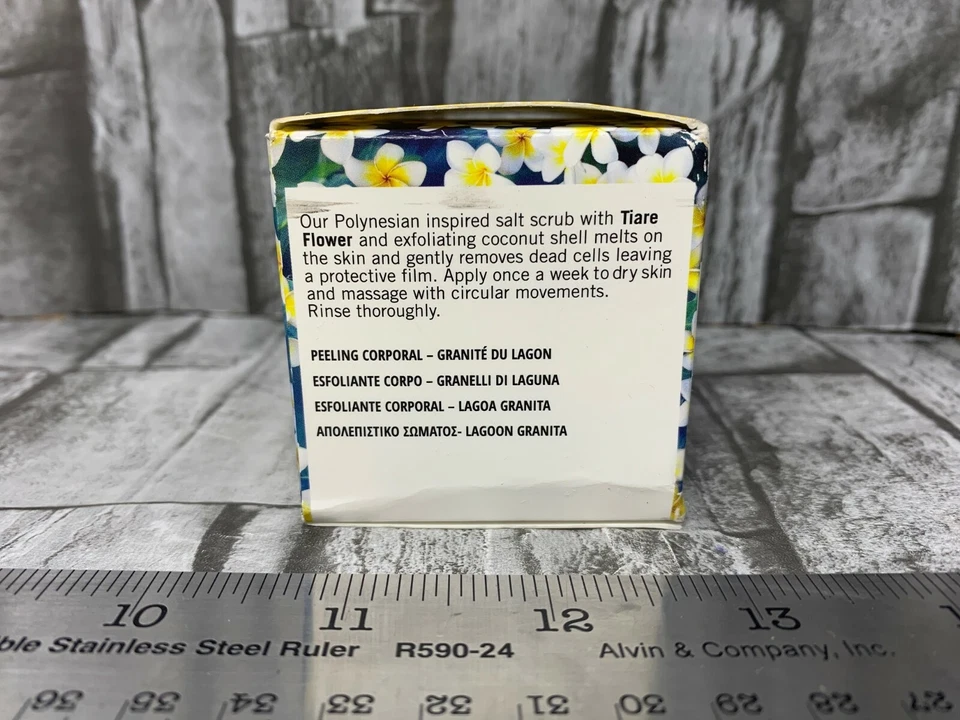 Exfoliante corporal Academie Tiare Flower - Lagoon Granita 60 ml/2 oz cuidado corporal nuevo  Foto 3 de 4
