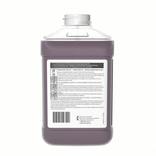 DIVERSEY Shower Cleaner: Crew, 9, Fits J-Fill Dispenser Series, 2.5 L, 2 PACK - Image 3 of 4