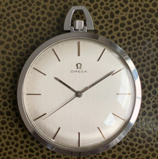 1966 Omega DeVille Stainless Steel Pocket Watch Ref. 131-1746 Cal. 601
