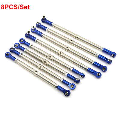 Alloy Steel Rod End Push Rods 5319X 5338R Set for 1/10 TRAXXAS E2.0 SUMMIT EREVO