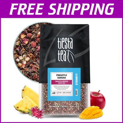 200 Cups of Tropical Pineapple Hibiscus Tea - Premium Loose Leaf, Resealable Bag