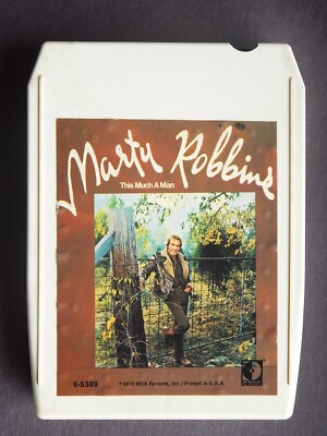 Marty Robbins (This Much a Man) 8 Track Tape (Country)(1972)(White)