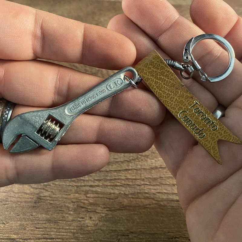 Toronto Canada Wrench Souvenir Keychain Key Ring