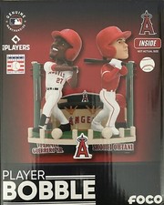 Shohei Ohtani & Vladimir Guerrero Sr Los Angeles Angels Then and Now Bobblehead