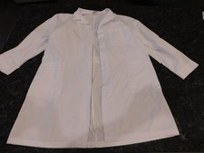 Unisex 1st Quality Meta Fine Twill White Lab Coat Size 48