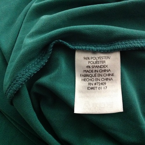 Pip & Vine Women’s Size S Maternity Dress Green Draped Scoop Neck Short Sleeve - Picture 5 of 6
