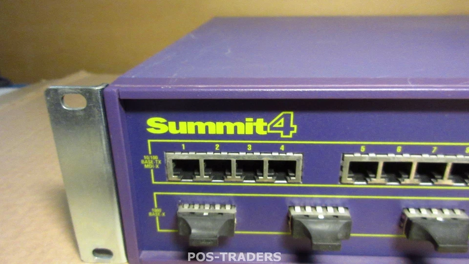 Extreme Networks 14001 Summit 4 - 16x 10/100  6x 1000BASE-SX Layer 3 Switch - Image 2 of 4