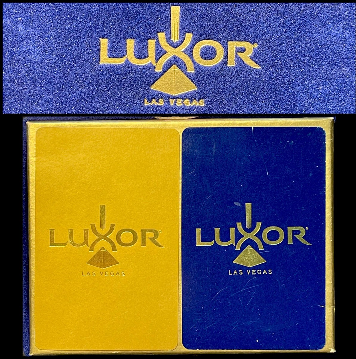 Sealed Decks Luxor Casino Unopened Exclusive Playing Cards Las