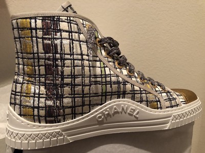 chanel sneaker boots
