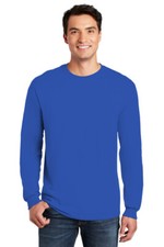 Gildan G540 Unisex Heavy Cotton Preshrunk Tshirt Long Sleeve Crew Neck T-Shirt
