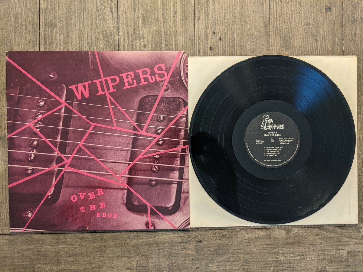 Wipers LP Over The Edge Original 1983 Pressing Brain Eater 2 Punk 
