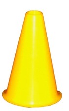 10 8 Inch Yellow Cheer Leading Megaphones Made in America Lead Free Recyclable