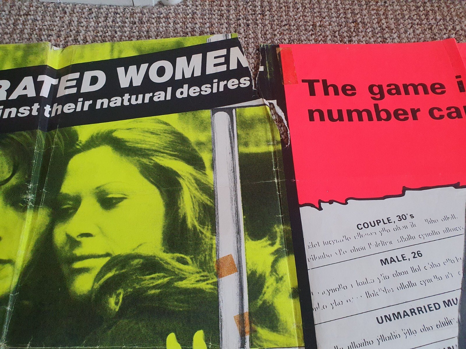 Quad Poster Lot, 4 Original Uk Quad Posters eBay