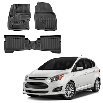 Gummi Fußmatten Gummimatten Für Ford C-Max Hybrid 2010-2019 SCOUTT