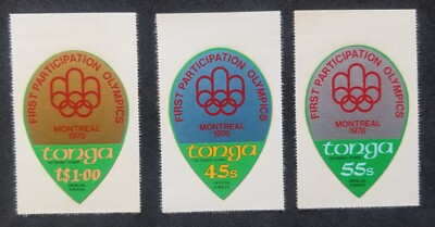 [SJ] Tonga Summer Olympic Games Montreal 1976 Sport stamp) MNH *odd *see scan