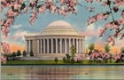 Jefferson Memorial Washington D.C. Vintage Postcard Spc9