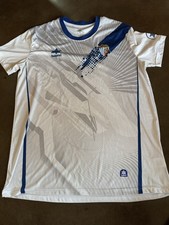 Luanvi Torrevieja Men's Football Jersey Short Sleeve Soccer Jersey 3XL White VTG