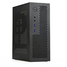A09 Black MINI-ITX 0.8mm SPCC Desktop Computer Case Fit in Flex PSU