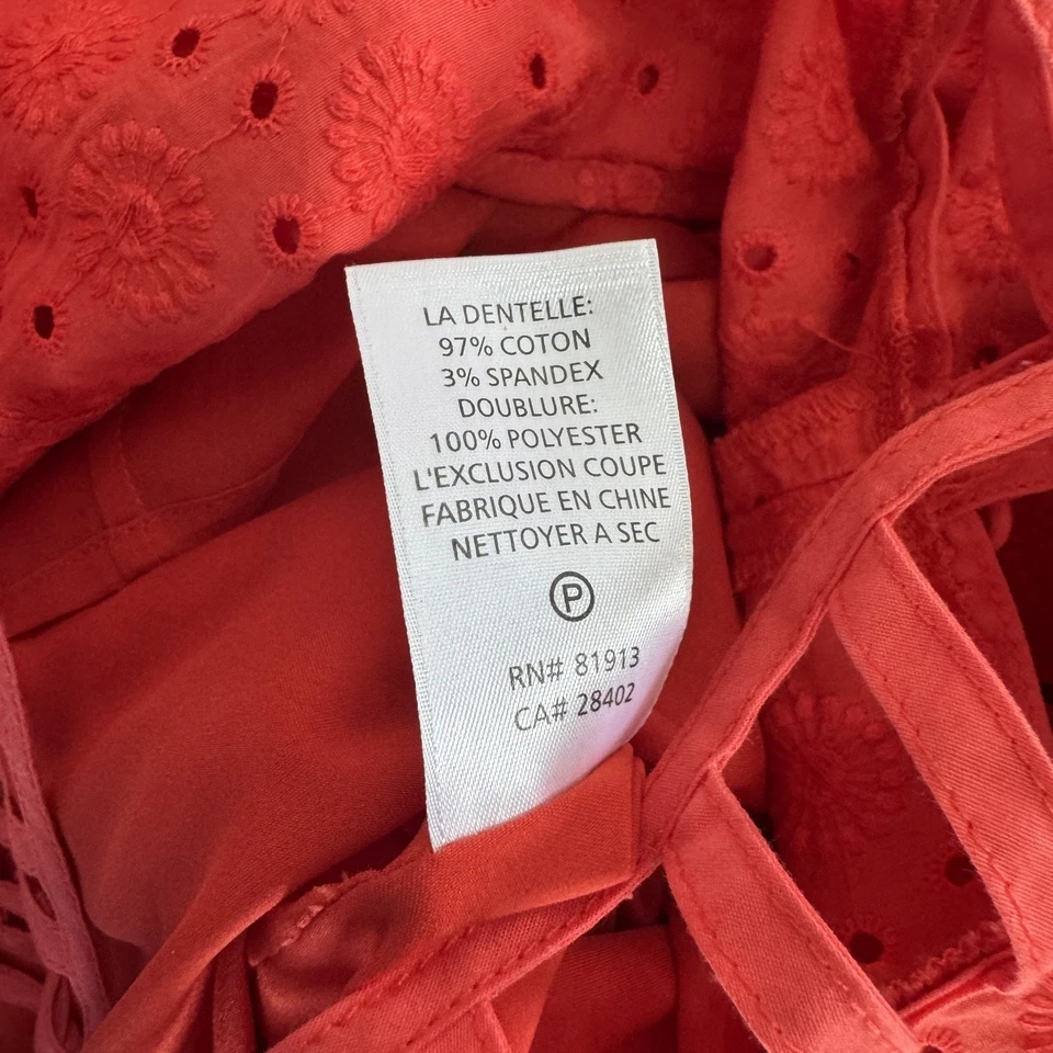 Falda Plenty by Tracy Reese para mujer 4 ojales bordados encaje lápiz dobladillo curvo Foto 4 de 4