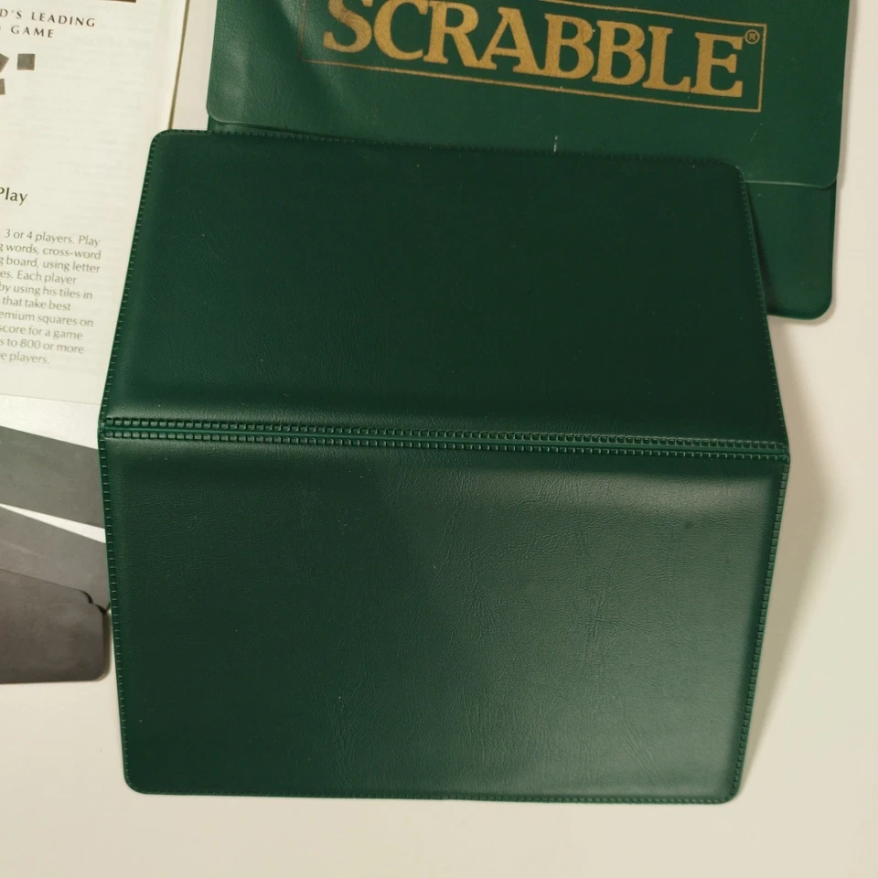 Pocket Travel Scrabble Game Magnetic Set 1988 Vintage Classic - Image 3 of 4