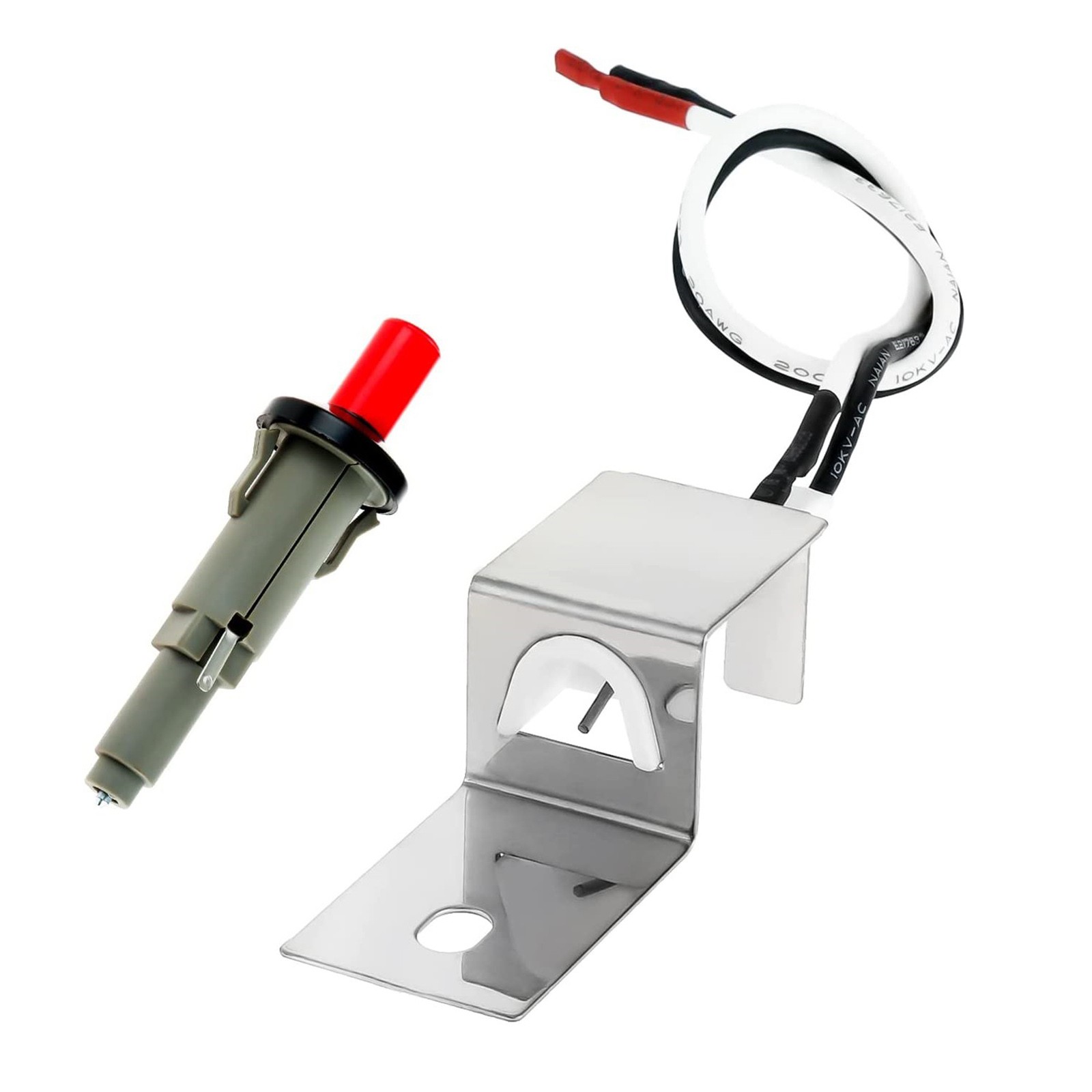 Ignition Needle Assembly - Piezo Igniter Kit Compatible With Weber Q100 Q200