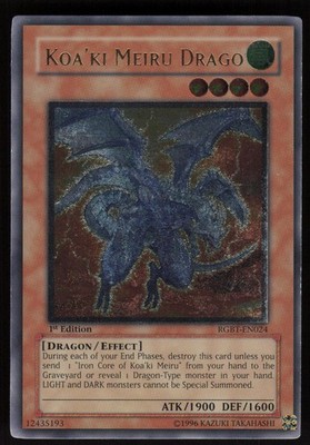 Koa'ki Meiru Drago (UTR) RGBT-EN024 Ultimate Rare 1st Edition YU-GI-OH