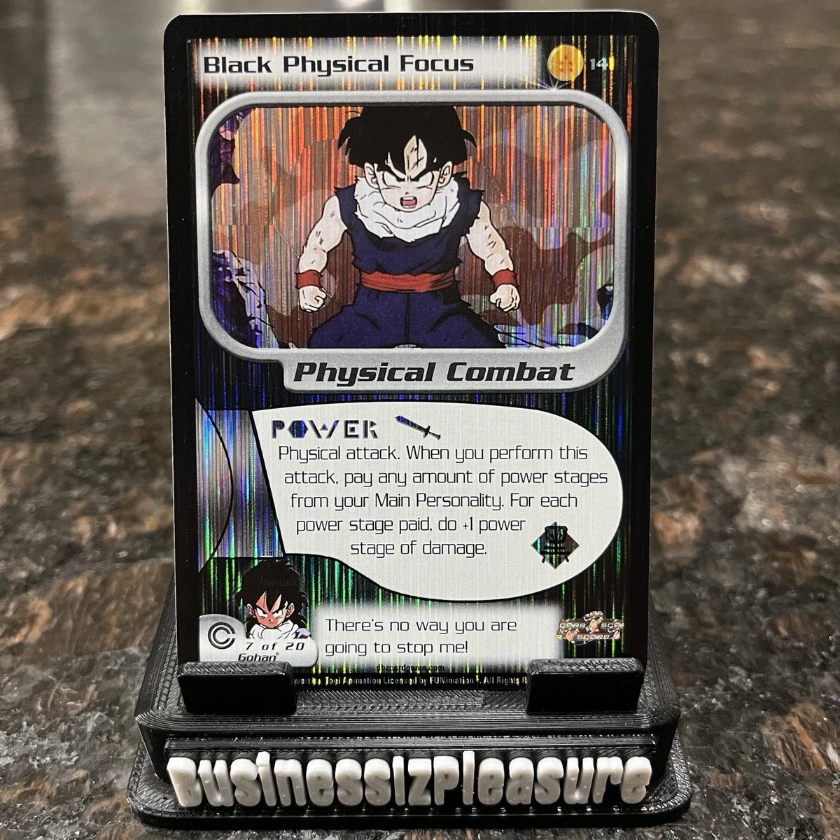 Dragon Ball Z TCG Near Mint or Better Rare Individual Collectible