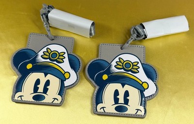 Disney Cruise Line Castaway Club Silver Captain Mickey Key Card Lanyard (1 EA)