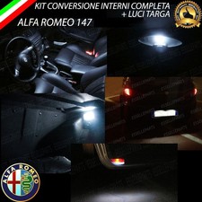 KIT FULL LED INTERNI ALFA 147 CONVERSIONE COMPLETA + LED TARGA CANBUS