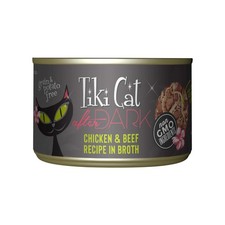 Tiki Cat After Dark Chicken & Beef Wet Cat Food 8x5.5oz High-Protein Non-GMO