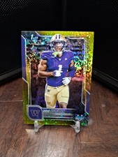 2025 Bowman University Chrome Jonah Coleman 1st Bowman Yellow Refractor /350