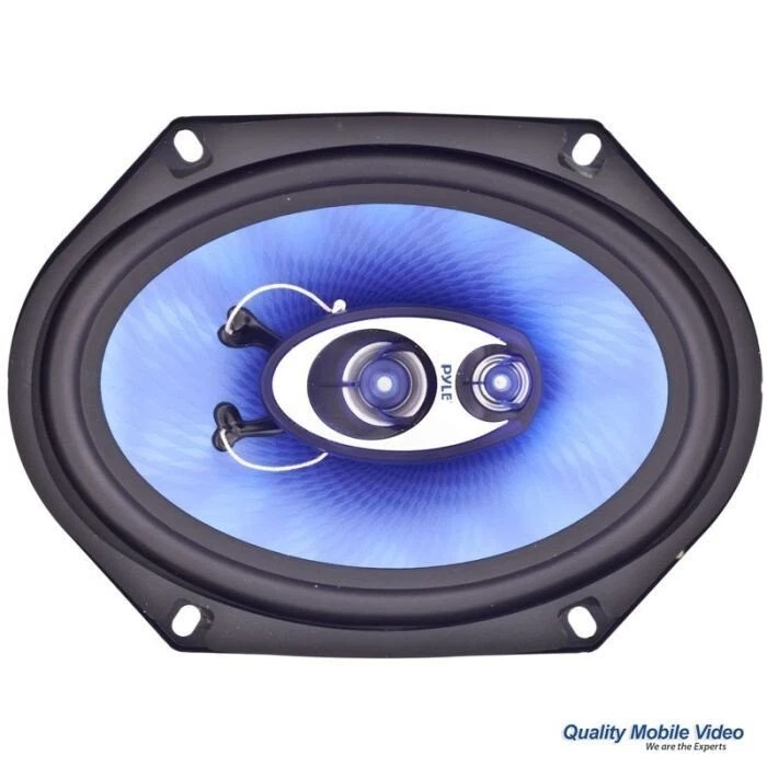 Altavoces de coche Pyle 6x8 pulgadas 360 W 3 vías (PL683BL, 100 W RMS) PL683BL Foto 2 de 4