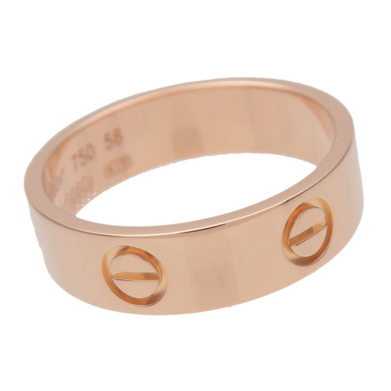 2 Rings Layout Cartier Love Ring 18K Rose Gold | eBay